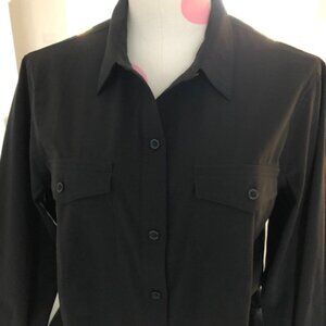 Eddie Bauer Departure 20 Classic Fit Casual Lg Sleeve Shirt UPF 50  Navy Sz M